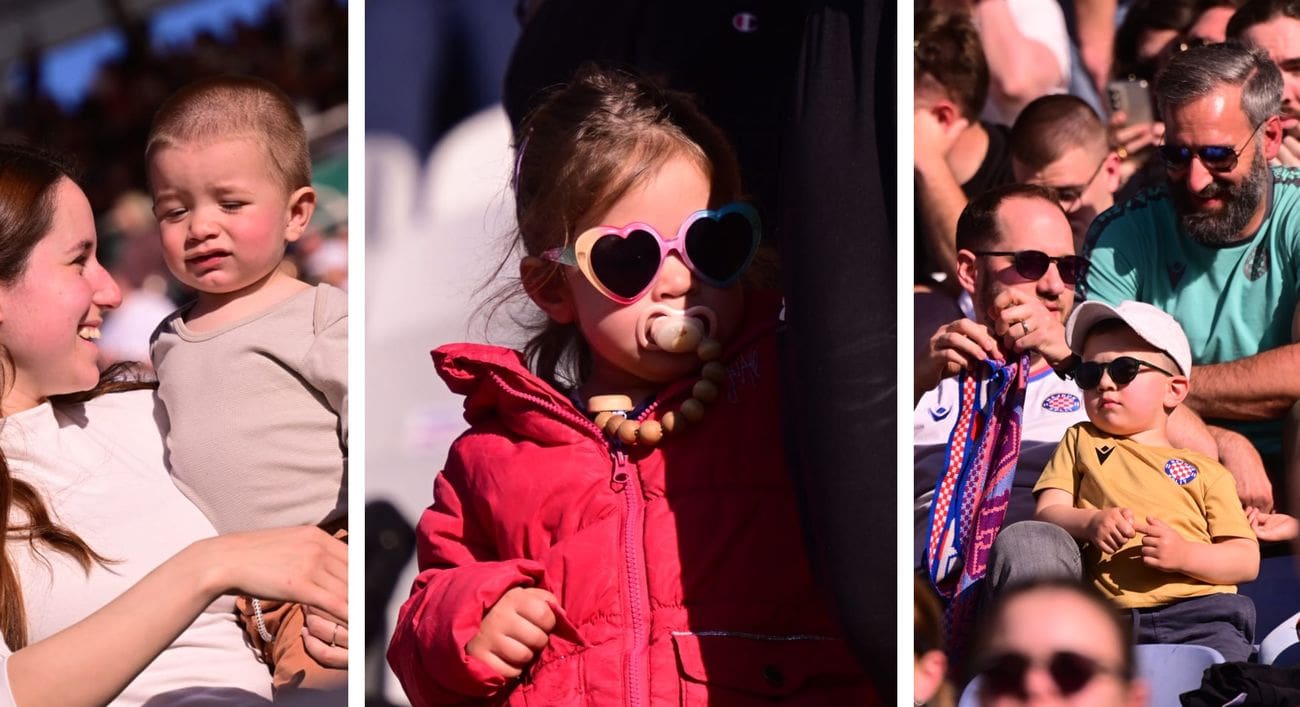 Poljud živi za Hajduk: Na tribinama sve generacije navijača, pogledajte ove najmlađe