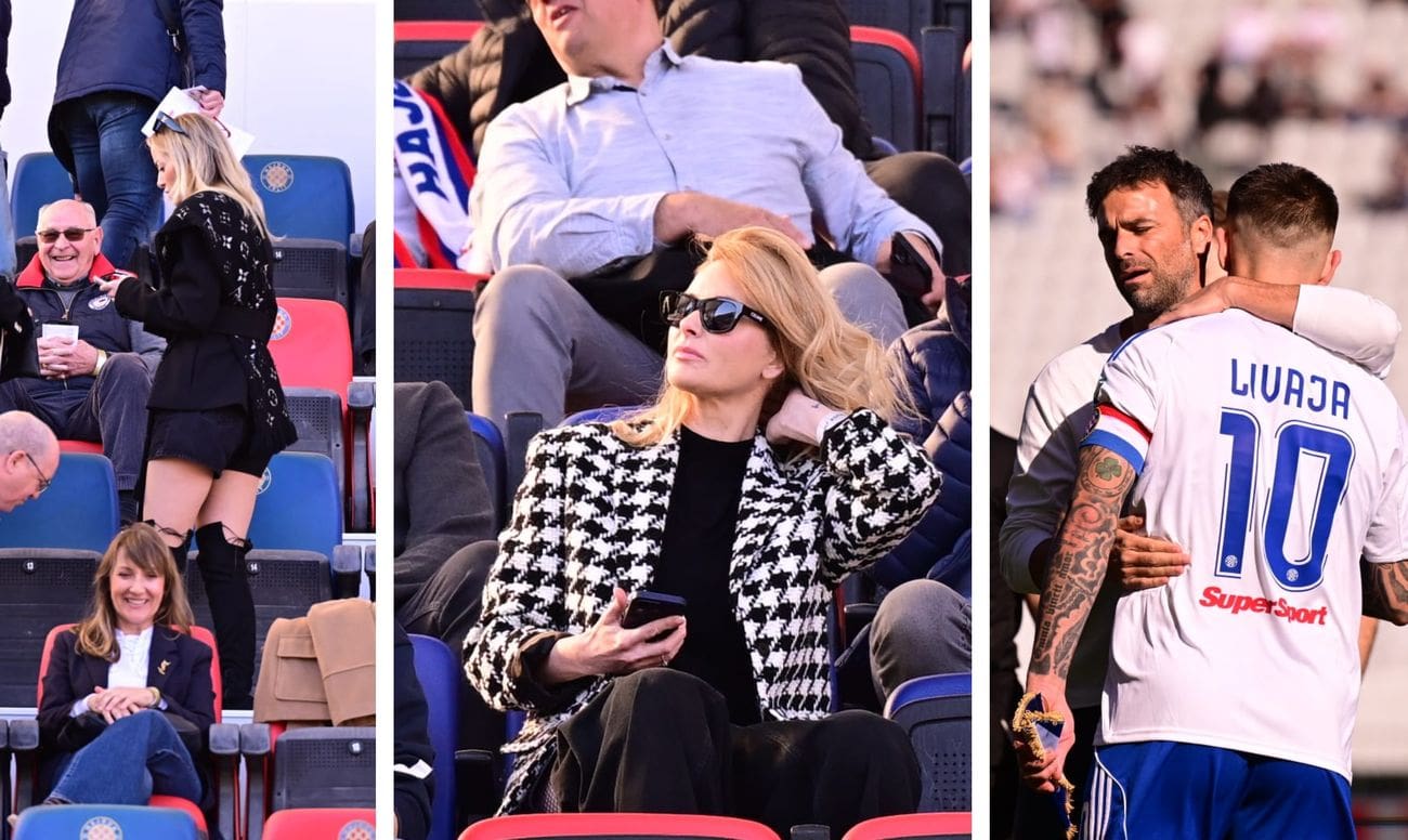 Iris je ponovno u svečanoj loži. Pogledajte tko sve danas bodri Hajduka