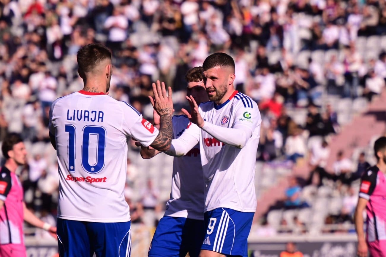 HAJDUK - LOKOMOTIVA 2-0: Rebić zabio za povećanje vodstva, Livaja asistirao