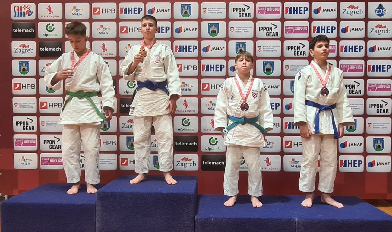 14-godišnji Roko Jelenković Gogošević osvojio broncu na Kadetskom prvenstvu Hrvatske i judu