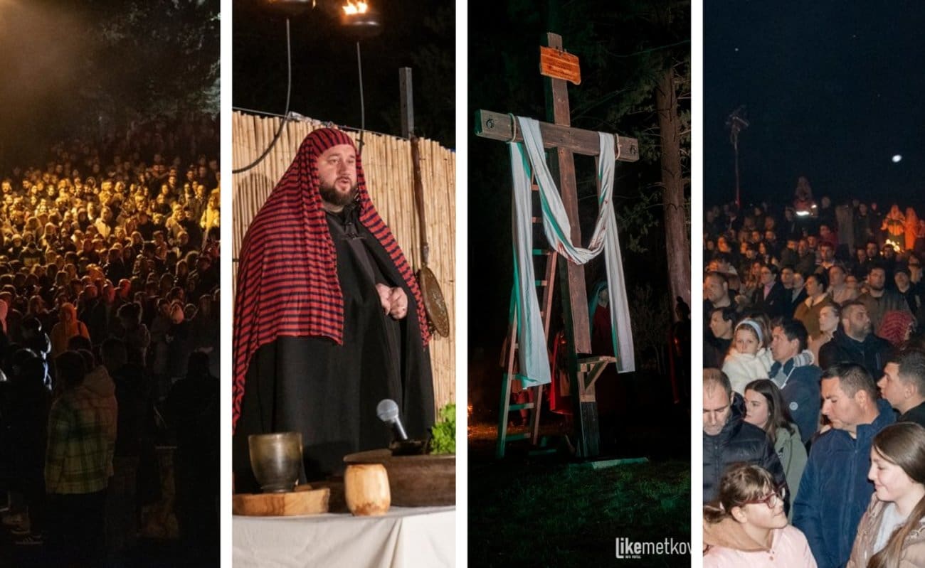 FOTO I VIDEO Dalmatinsko mjesto živjelo je posljednje Kristove trenutke: Uprizorenje Muke okupilo mnoštvo vjernika