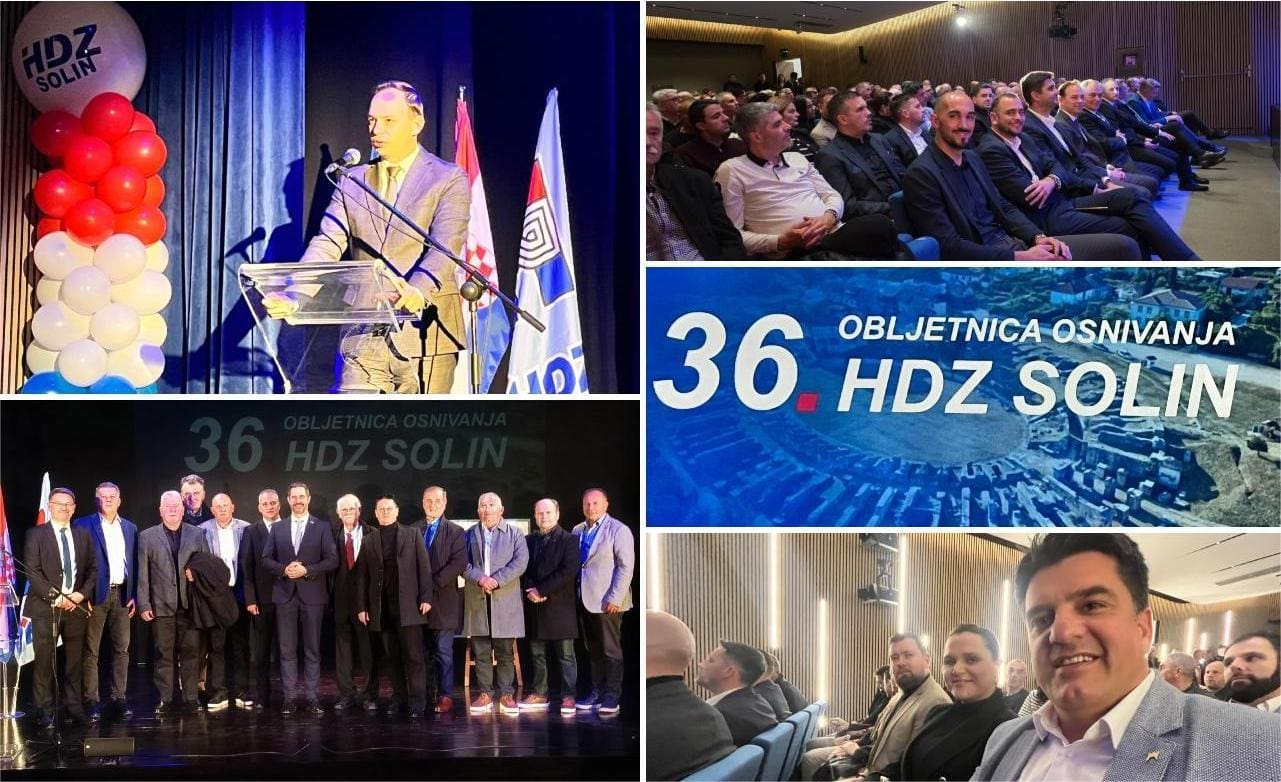 HDZ Solin obilježio 36. obljetnicu osnivanja: Političari i branitelji zajedno na jubileju