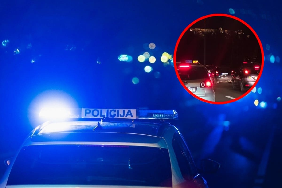 Sudar dvaju automobila kriv je za kilometarsku kolonu na brzoj cesti u smjeru Splita