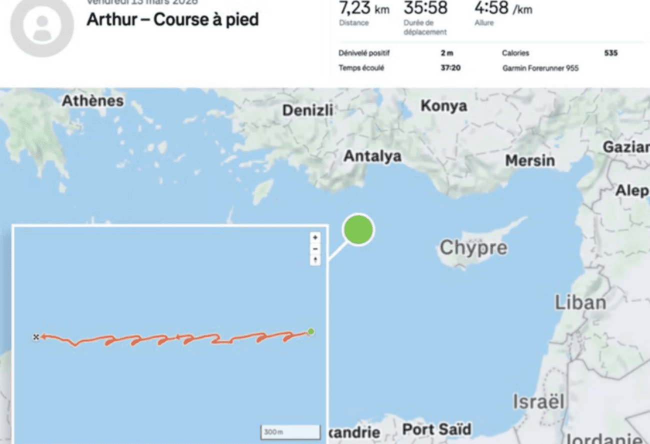Mornar otkrio lokaciju nosača zrakoplova - aplikacijom za fitness