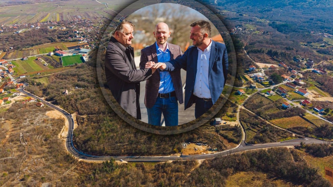 Kod Imotskog konačno otvorena cesta "teška" više od 900 tisuća eura: "Uz sve, povećana je sigurnost pješaka i djece"