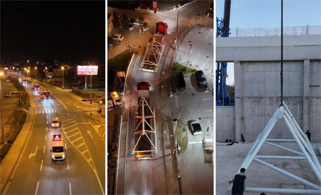 VIDEO Nevjerojatni trenutak u Podstrani: Krov dvorane stigao usred noći, pogledajte snimku