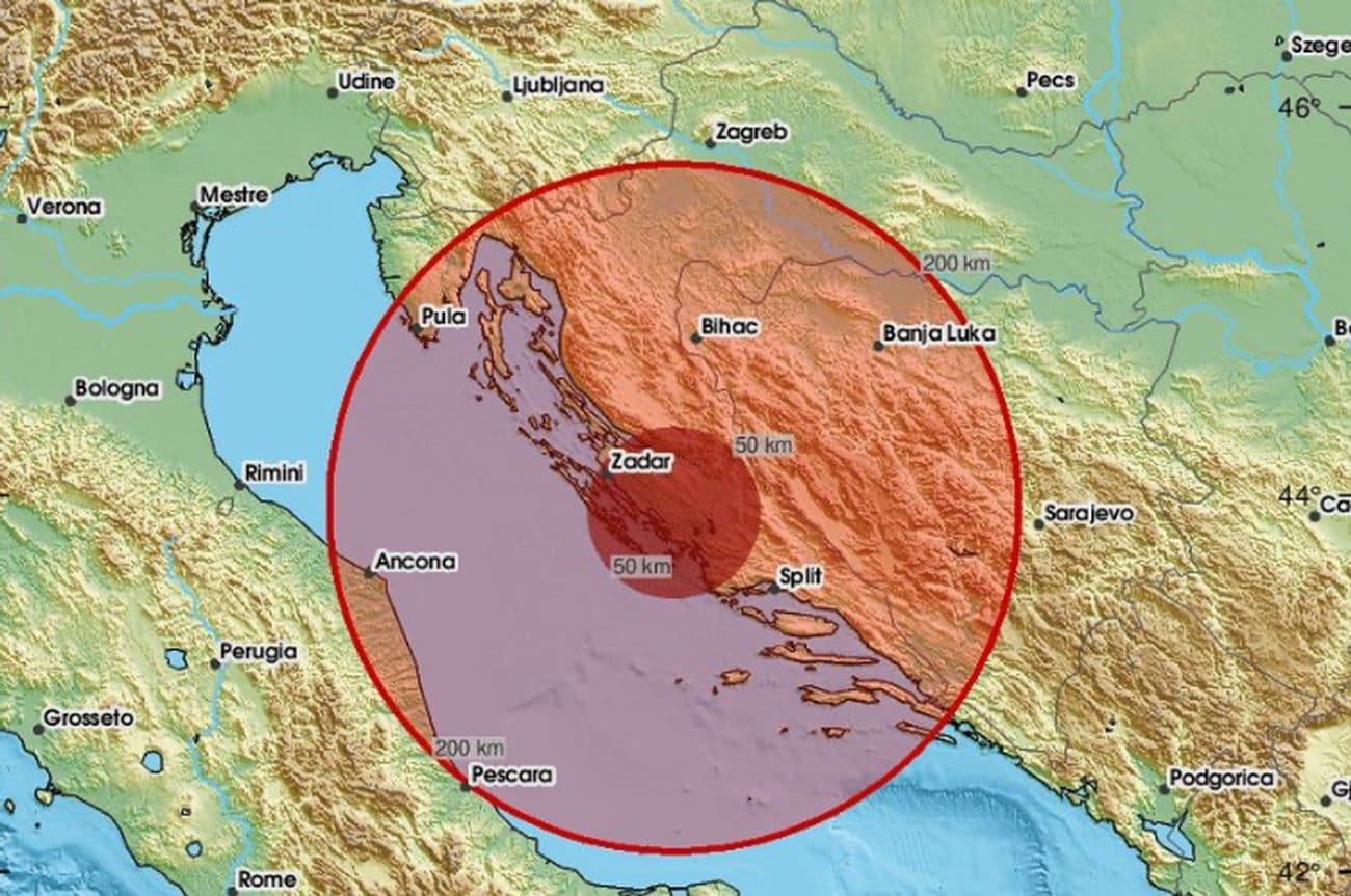 Jeste li osjetili? Potres zatresao Dalmaciju