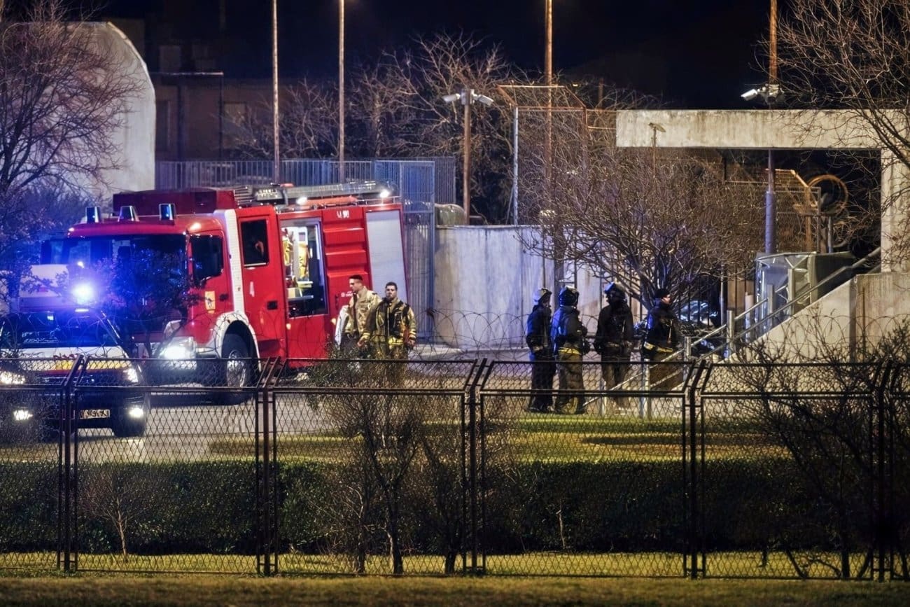 Požar u splitskom zatvoru, vatrogasci su na terenu