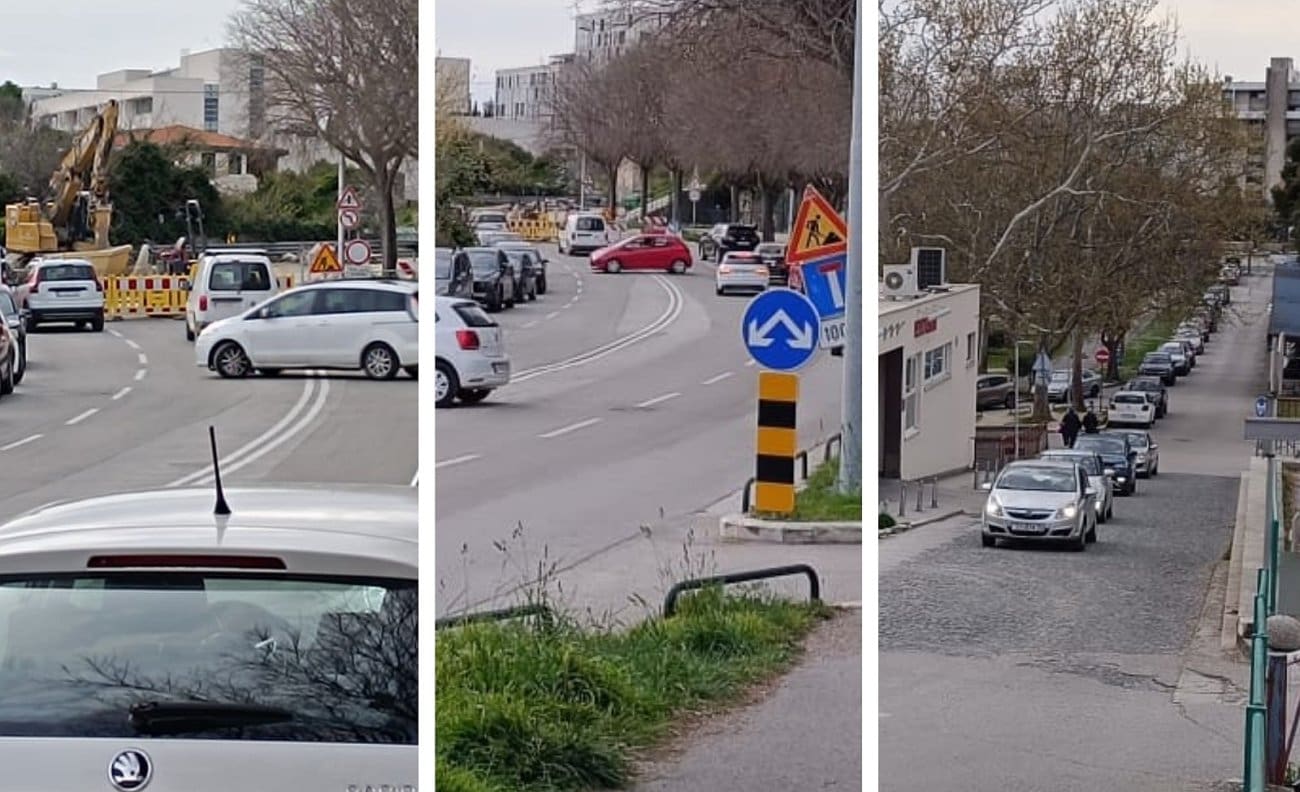 Prometno redarstvo interveniralo: Nesnosne gužve kroz bolnicu Križine zbog radova ispod Krstarice?!