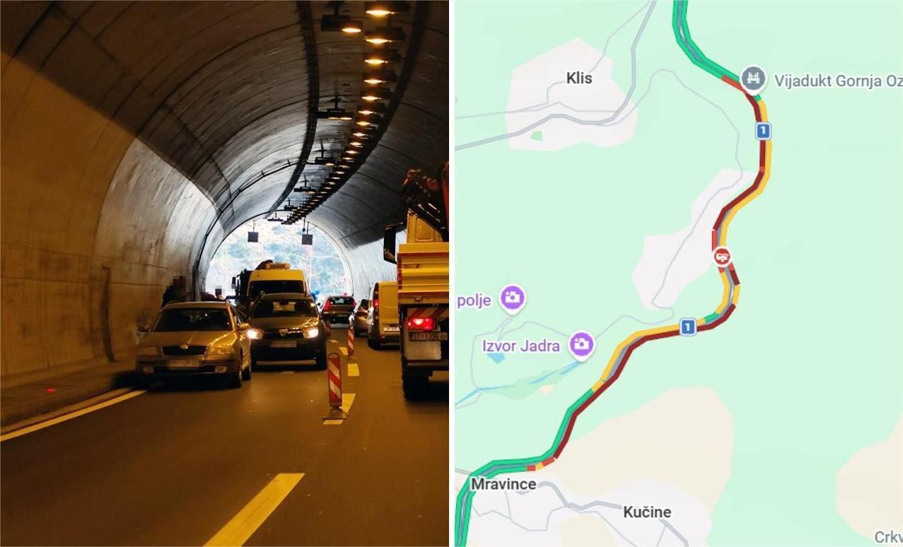 Ako ne morate, ne krećite brzom cestom: Lančani sudar triju vozila, nastao je kolaps