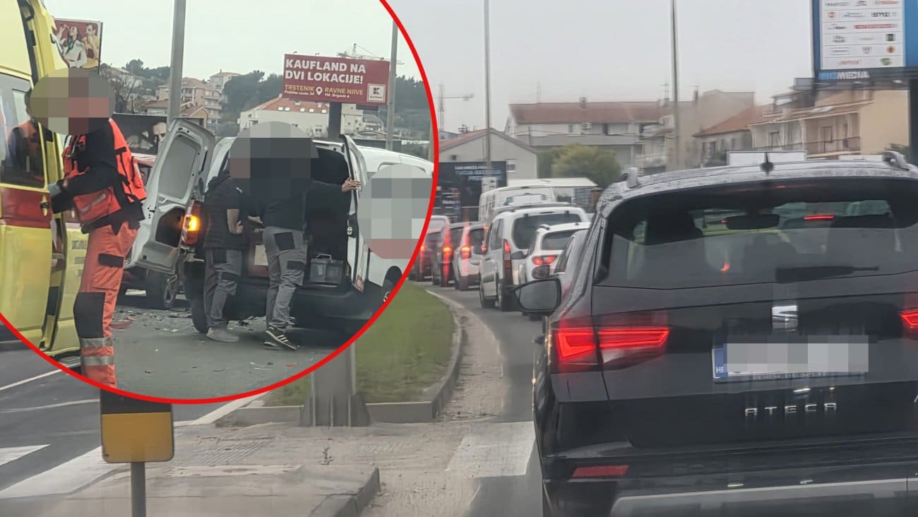 Lančani sudar na Sirobuji, ima ozlijeđenih osoba! Kolaps u smjeru Splita: "Stojimo na mjestu..."