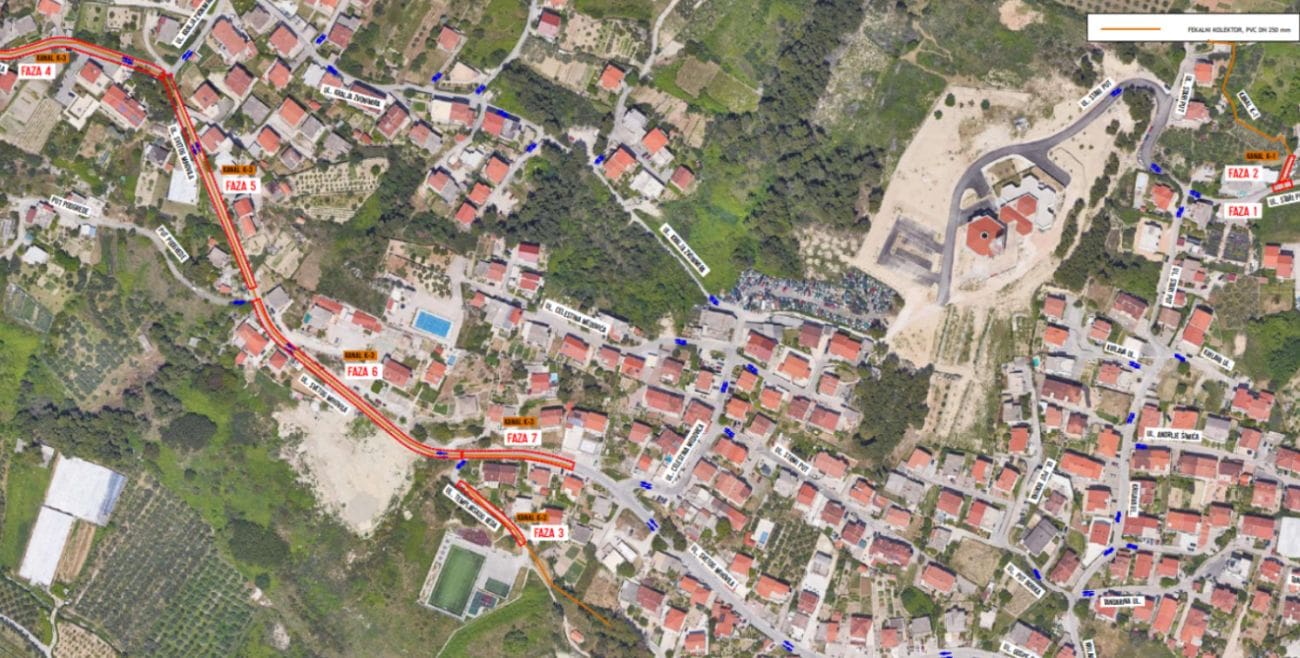 Zatvara se dio Ulice sv. Mihovila na Kamenu zbog radova