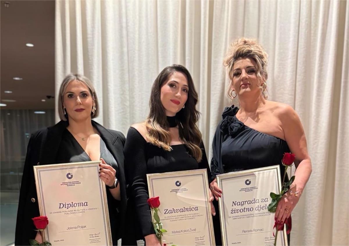 Nevjerojatno: Tri dame iz Sinja nagrađene na svečanosti Obrtničke komore