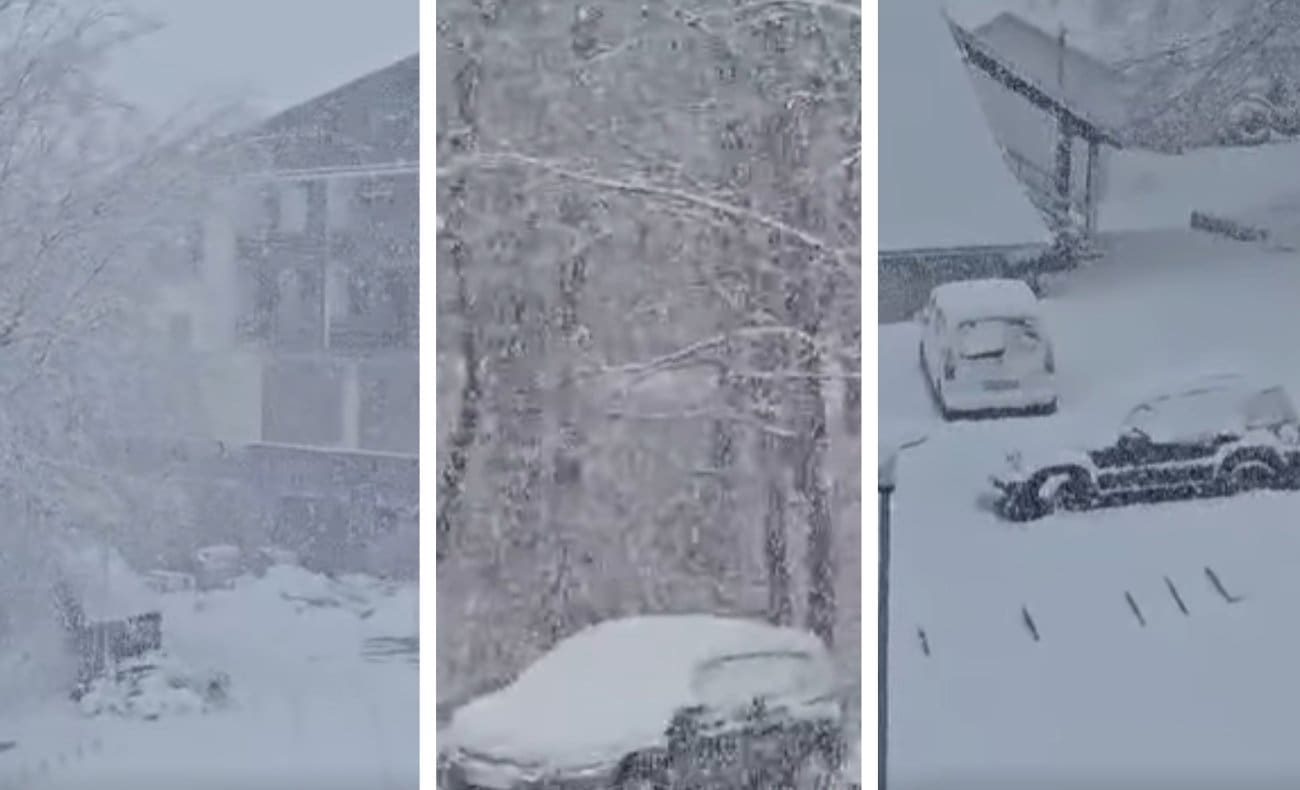 VIDEO Zima se danas vratila u Hrvatsku: Snijeg zabijelio gorje, Dalmaciju zahvatilo osjetno zahlađenje