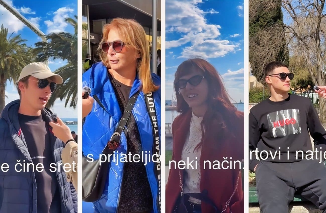 VIDEO Splićani otkrili što ih čini sretnima: Poruke s Rive koje vrijedi čuti! Susreli smo i Zipssssy...