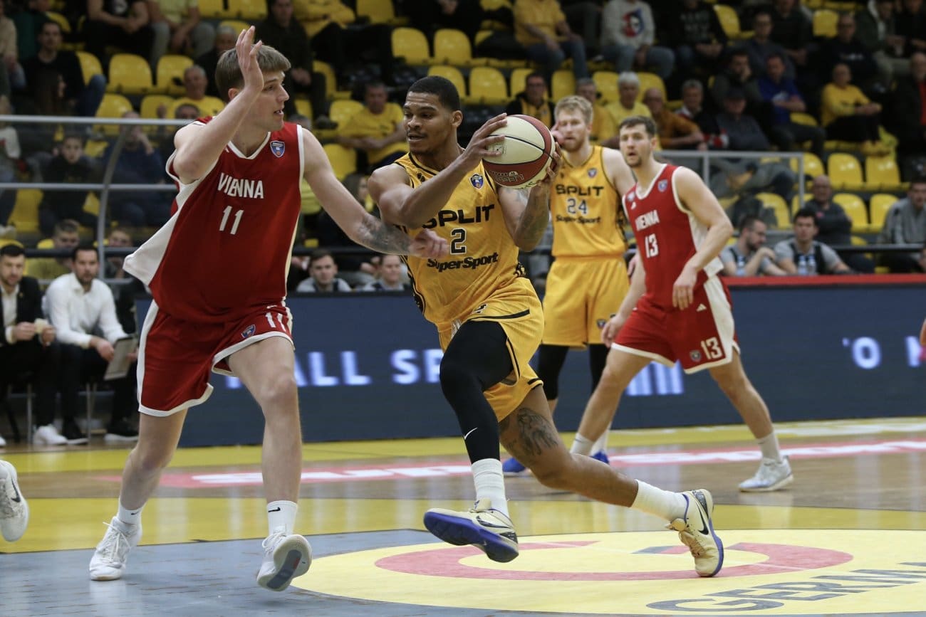 SPLIT – VIENNA 76-85: Žuti prosuli prednost od 19 razlike pa upisali šesti poraz u nizu