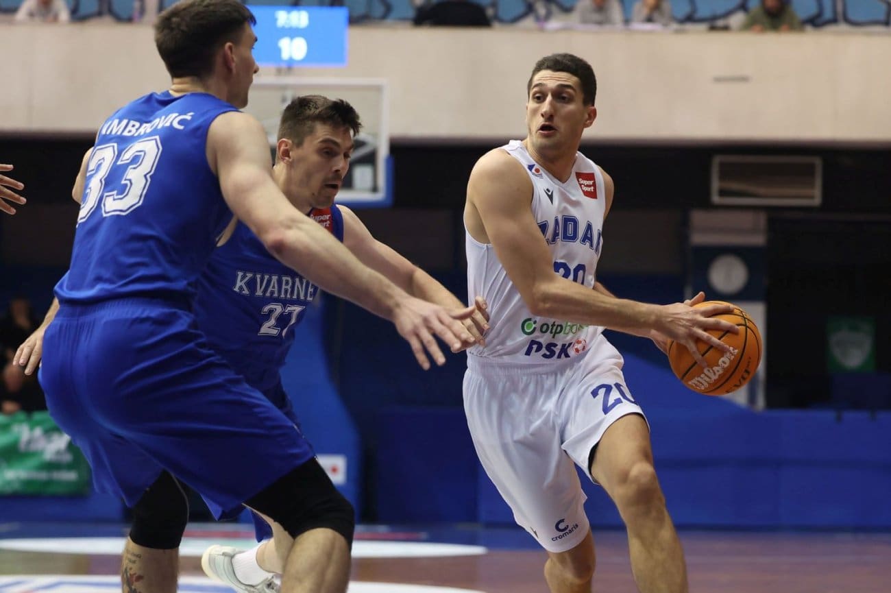 ZADAR – KVARNER 90-78: Pobjeda Zadrana na domaćem terenu