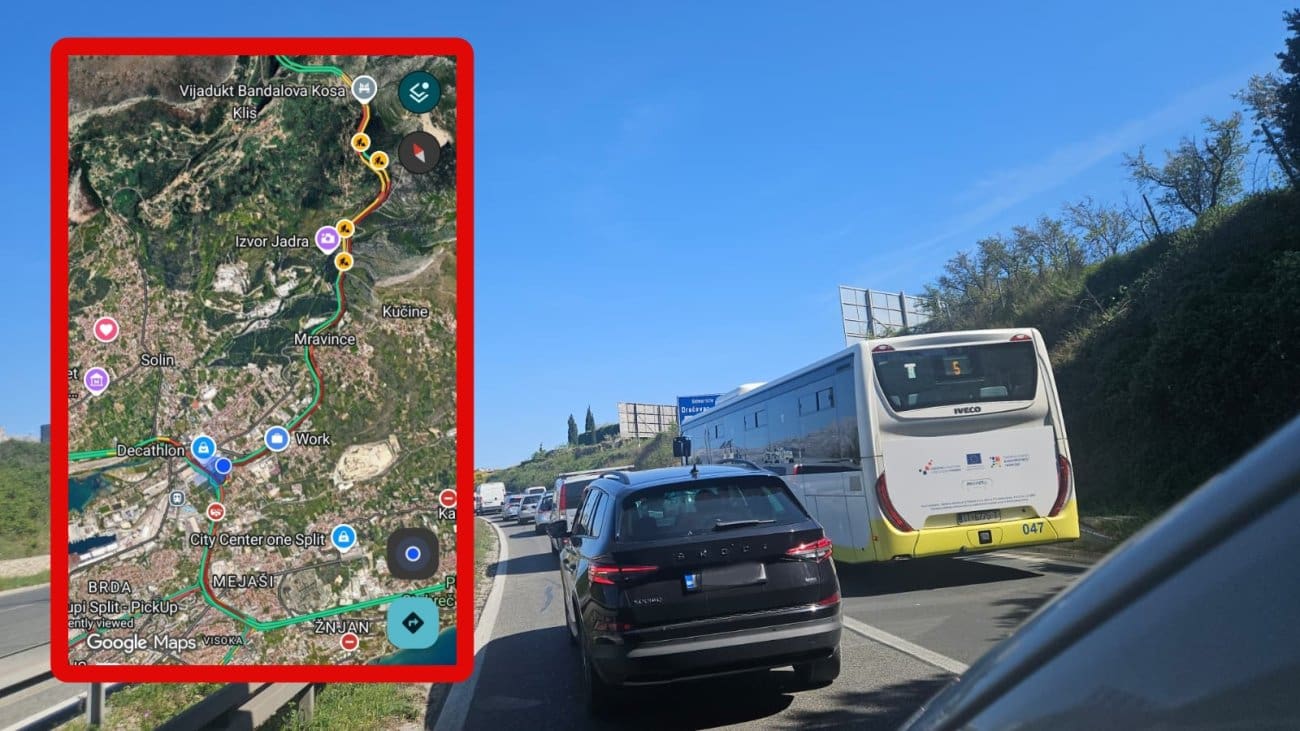 Strašna je gužva na izlazu iz Splita i prema zaleđu: "Splićani idu doma za vikend"
