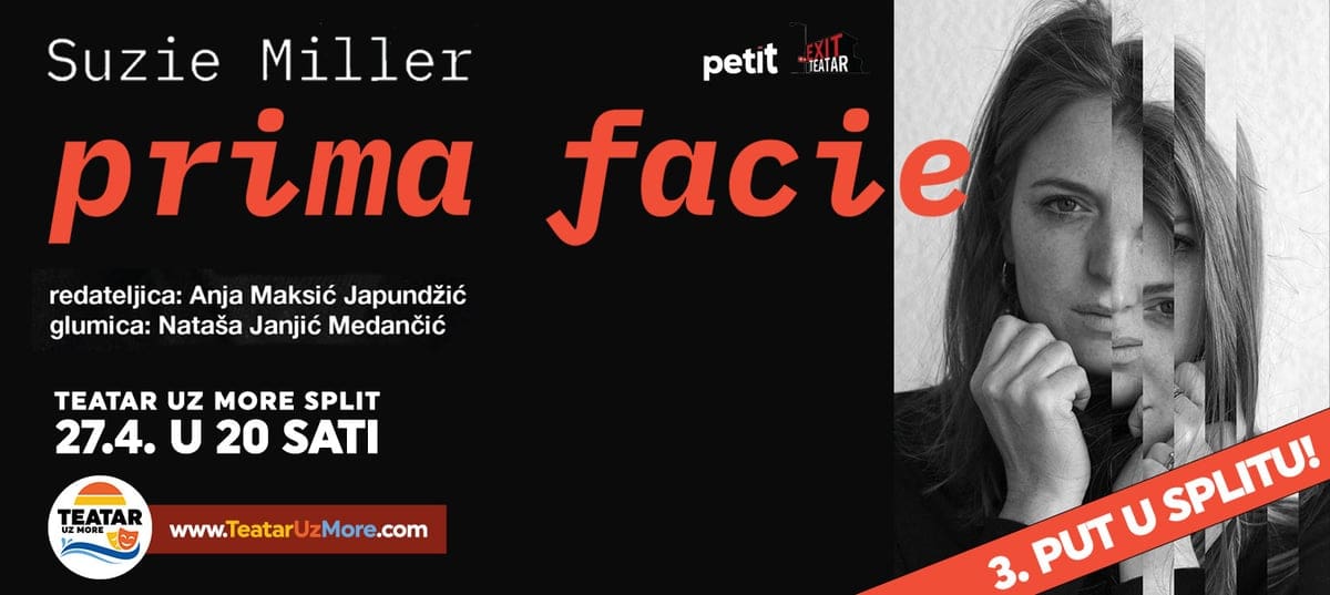 Neviđen interes publike za dramu “Prima facie": Nataša Janjić Medančić rasprodala i drugu izvedbu, treći termin 27.4. već je u prodaji