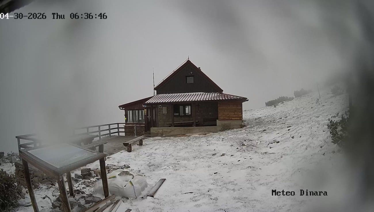 Dinara i Kamešnica se probudile pod snijegom