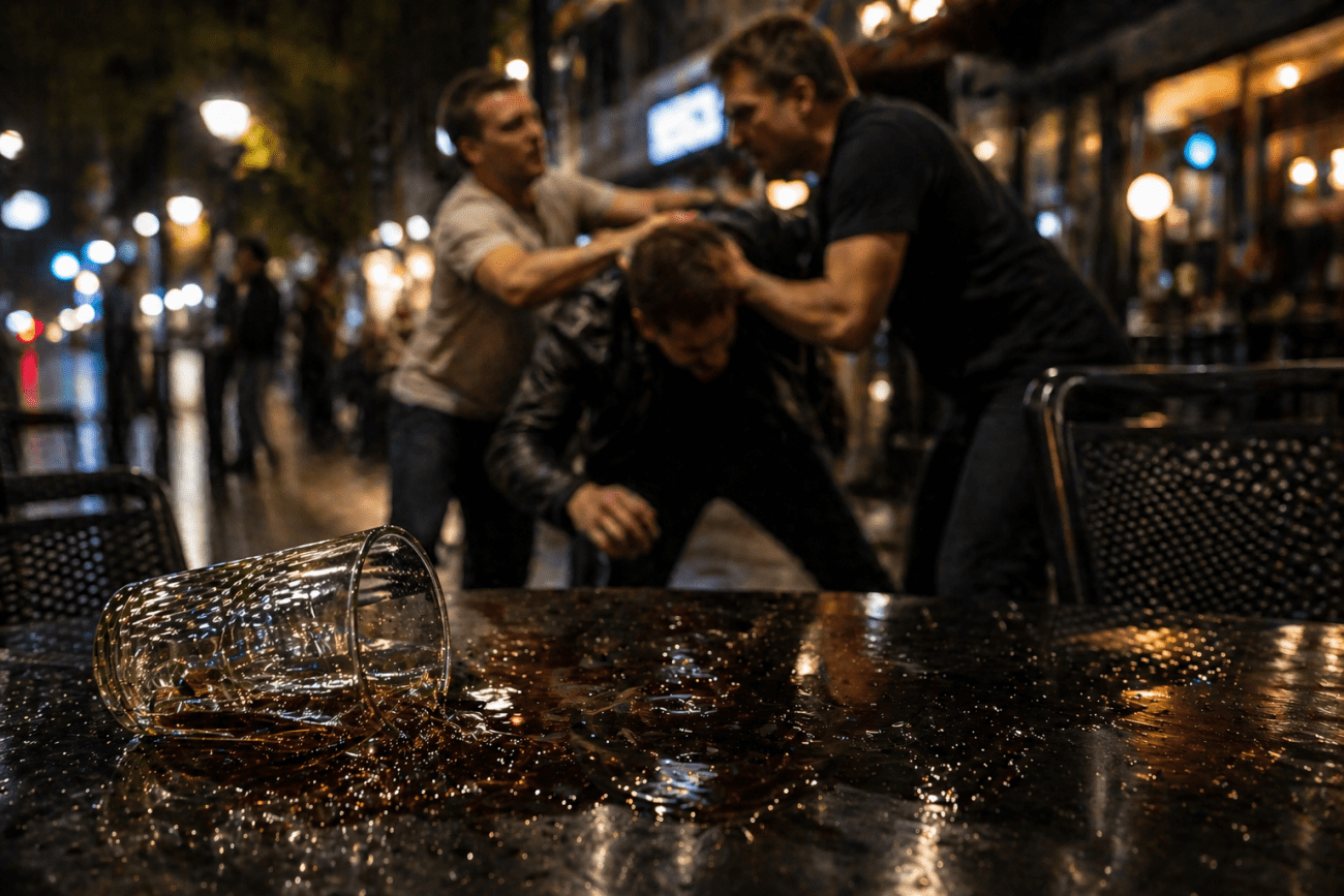 RUSVAJ U KAFIĆU Toni skinuo gostu papuču i njome tukao ljude po glavi