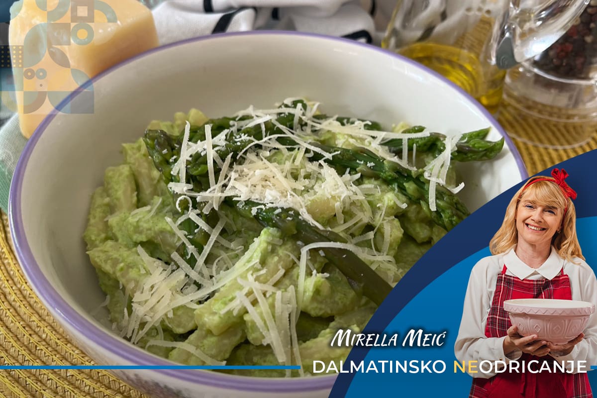 DALMATINSKO NEODRICANJE Tjestenina s pestom od šparoga: "Ovo je hranjiv i ukusan ručak"