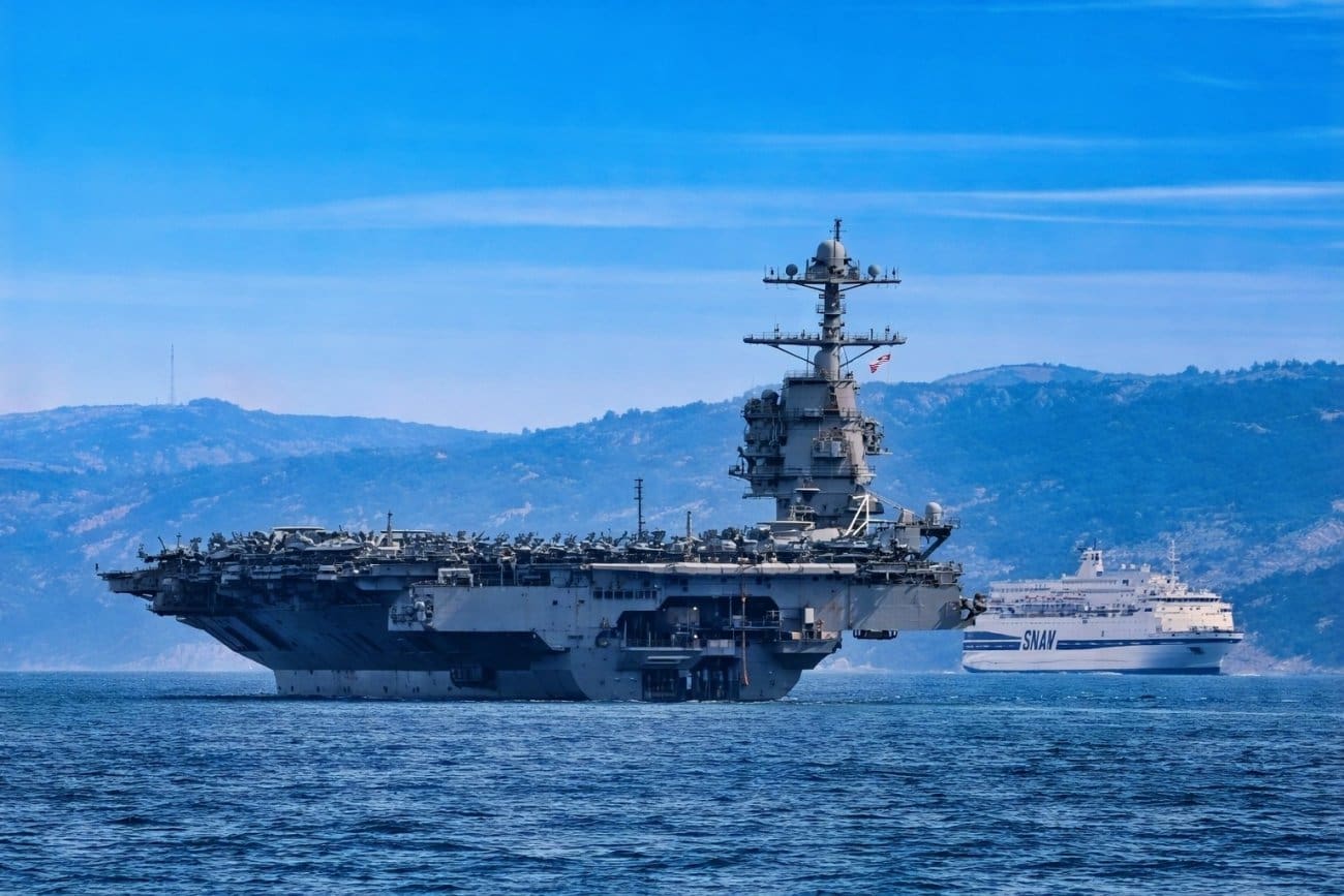 Pogledajte kako je izgledalo isplovljavanje najvećeg ratnog broda ikad iz splitske luke