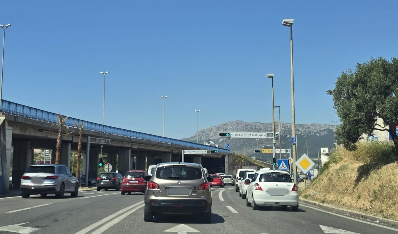 FOTO Strašna je gužva na izlazu iz Splita