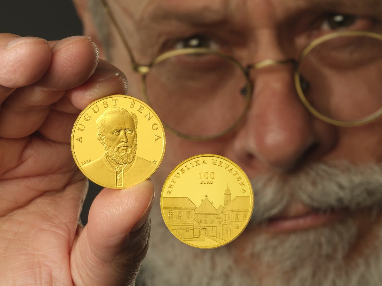 August Šenoa na kovanicama koje čuvaju književno nasljeđe