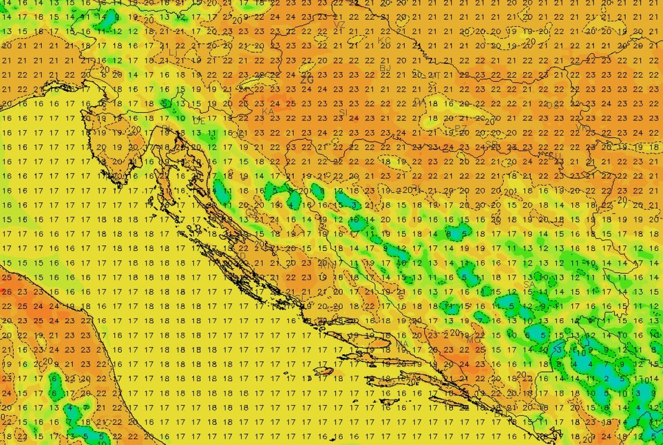 Prognoza ima dobru i lošu vijest. Dobra je da ćemo već za vikend u kratke rukave, temperature idu blizu 25! Loša prijeti sljedeći tjedan