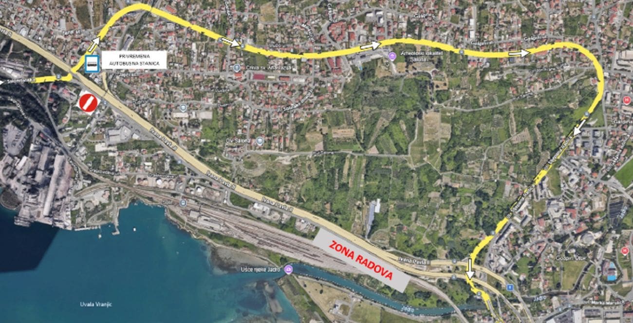 OBAVIJEST ZA PUTNIKE NA LINIJAMA BR. 2A, 37 i 38 Izmjena zbog radova na Širini