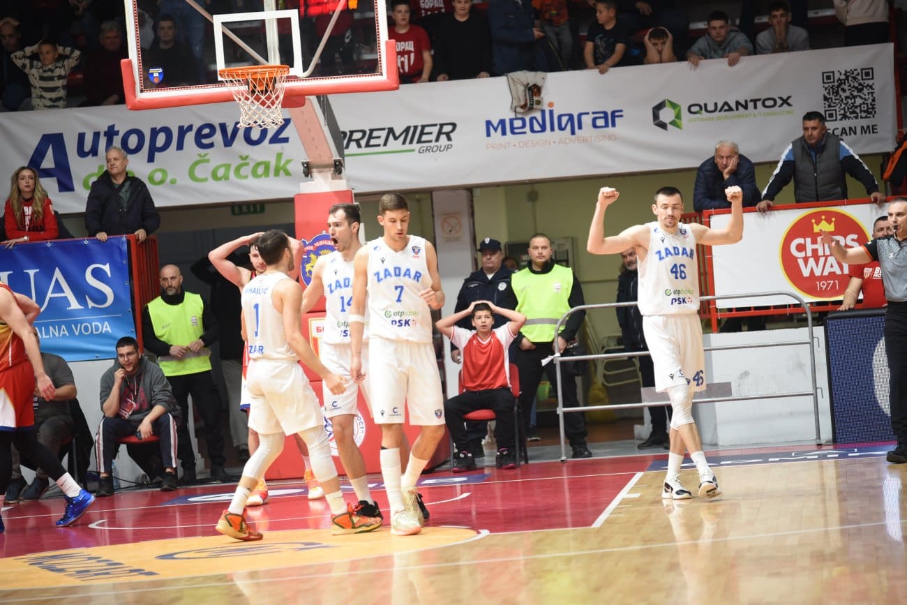 BORAC MOZZART – ZADAR 65-67: Zadrani slavili u tijesnoj utakmici