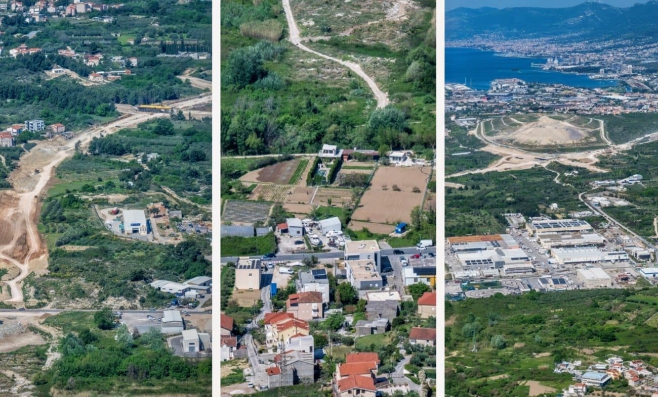 Cesta Mravice - TTTS postaje stvarnost, impresivno izgleda iz zraka. Znate li kuda će premostiti rijeku Žrnovnicu?