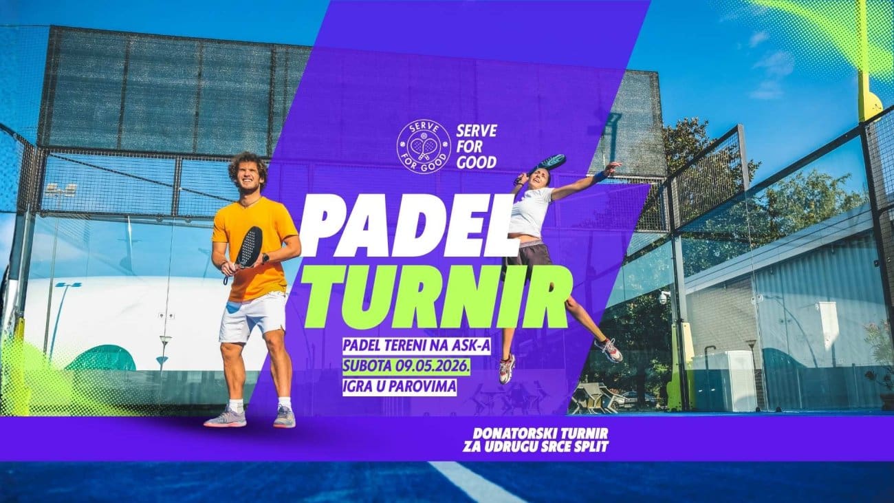 SERVE FOR GOOD: Split se ujedinjuje na donatorskom turniru za Udrugu Srce! Skuplja se za kupnju kombija
