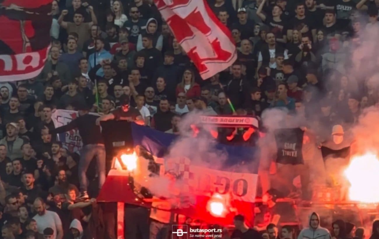 VIDEO Udruga za bolju Hrvatsku osudila paljenje hrvatske zastave: "To nije sport, nego izraz mržnje"