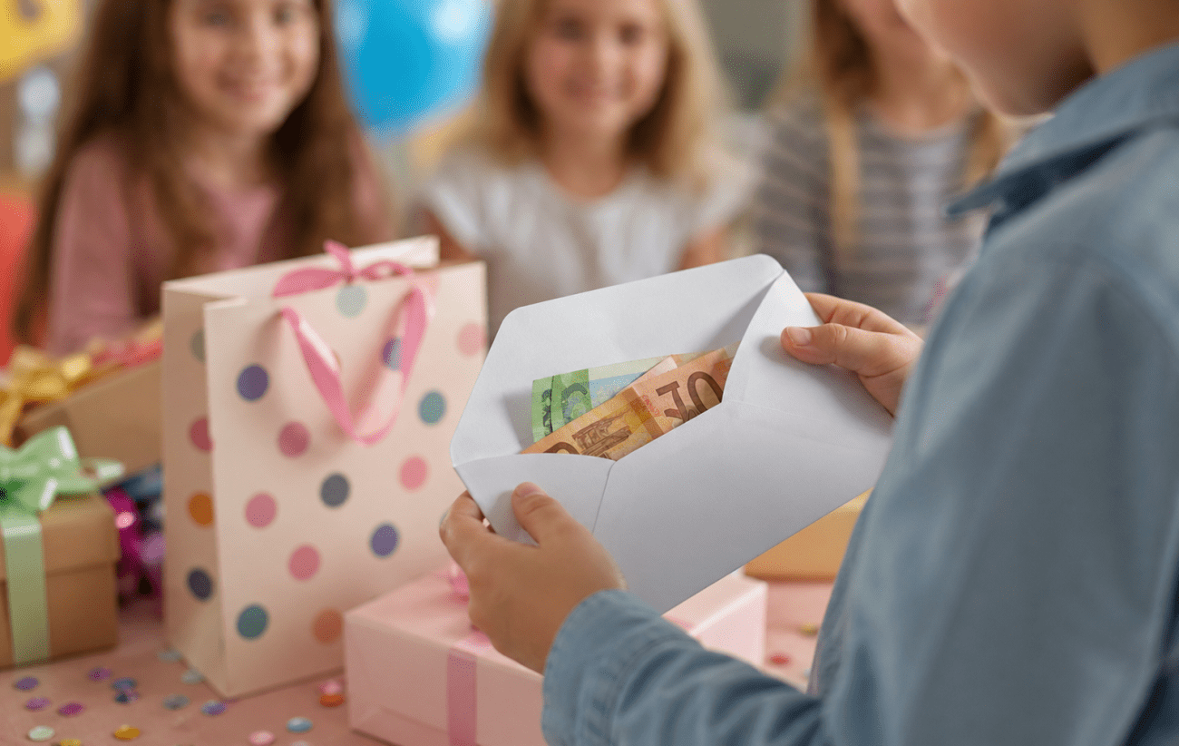 Novi trend na rođendanima: Zašto djeca umjesto poklona dobivaju kuverte s eurima? Psihologinja upozorava