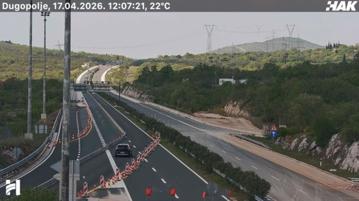 Dramatična scena na autocesti kod Dugopolja: Vozač juri u krivom smjeru prema Dubrovniku