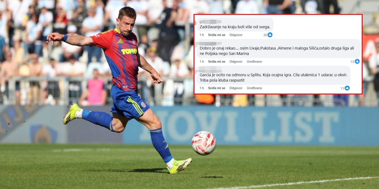 Bijesni navijači nakon novog Hajdukovog kiksa: "Garcia ima sreću da radi kod najboljeg poslodavca na svijetu"