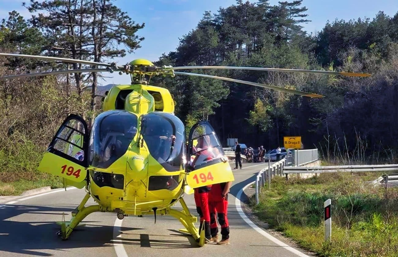 Pao penjač. Spašen je helikopterom