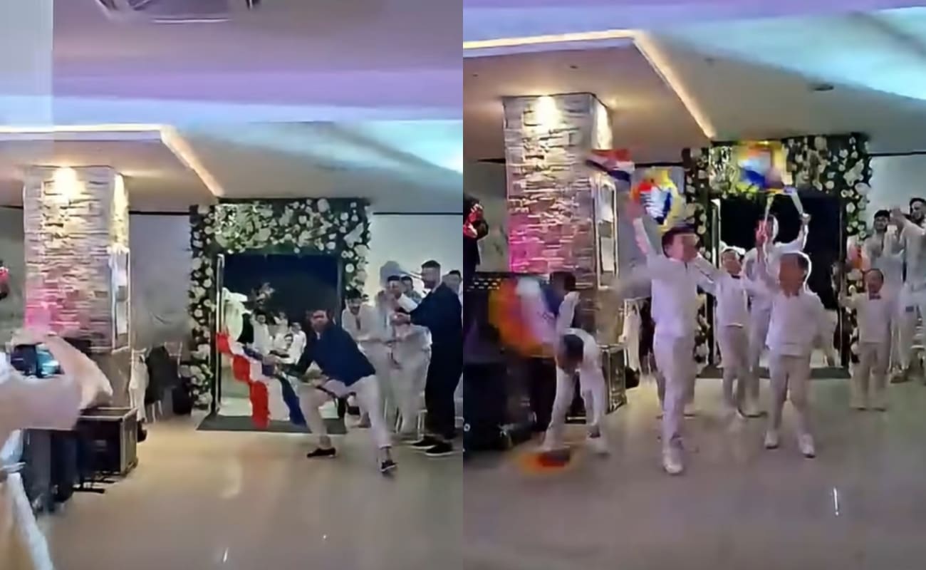 VIDEO "Biti Imoćanin ne može svatko": Emotivna scena sa svadbe širi se svijetom, mali barjaktari sa zastavama ušli u dvoranu i izazvali erupciju emocija