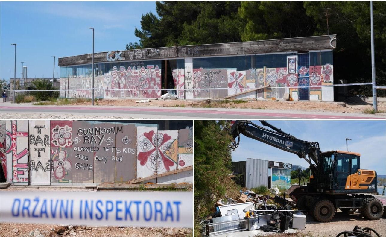 Po Splitu krenuli bageri Državnog inspektorata: prvi na redu Cox u uvali Trstenik!