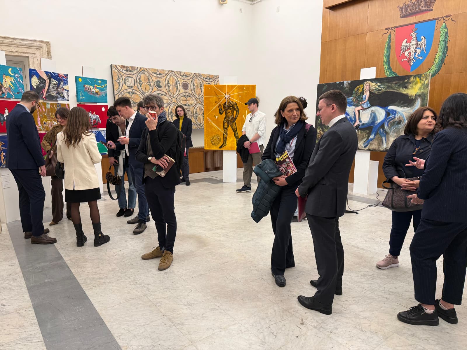 FOTOGALERIJA U srcu Rima otvorena izložba hrvatske umjetnice Sunčice Tomljanović Perišin