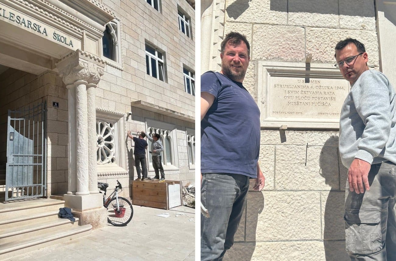 Obećano – ispunjeno! Obnovljena spomen-ploča stradalim Pučišćanima i svim žrtvama rata