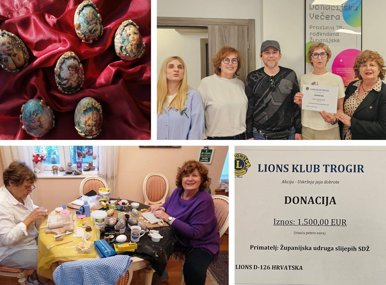 Humanitarna akcija Lions kluba Trogir: Donacijom od 1.500 eura pomažu nabavu vozila za slijepe i slabovidne osobe