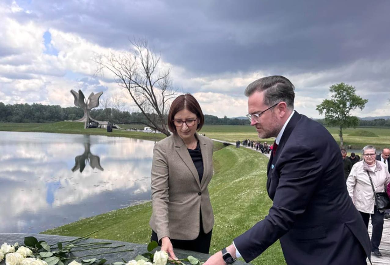 Puljak i Barbir posjetili Jasenovac: "Istina o prošlosti mora ostati temelj društva"