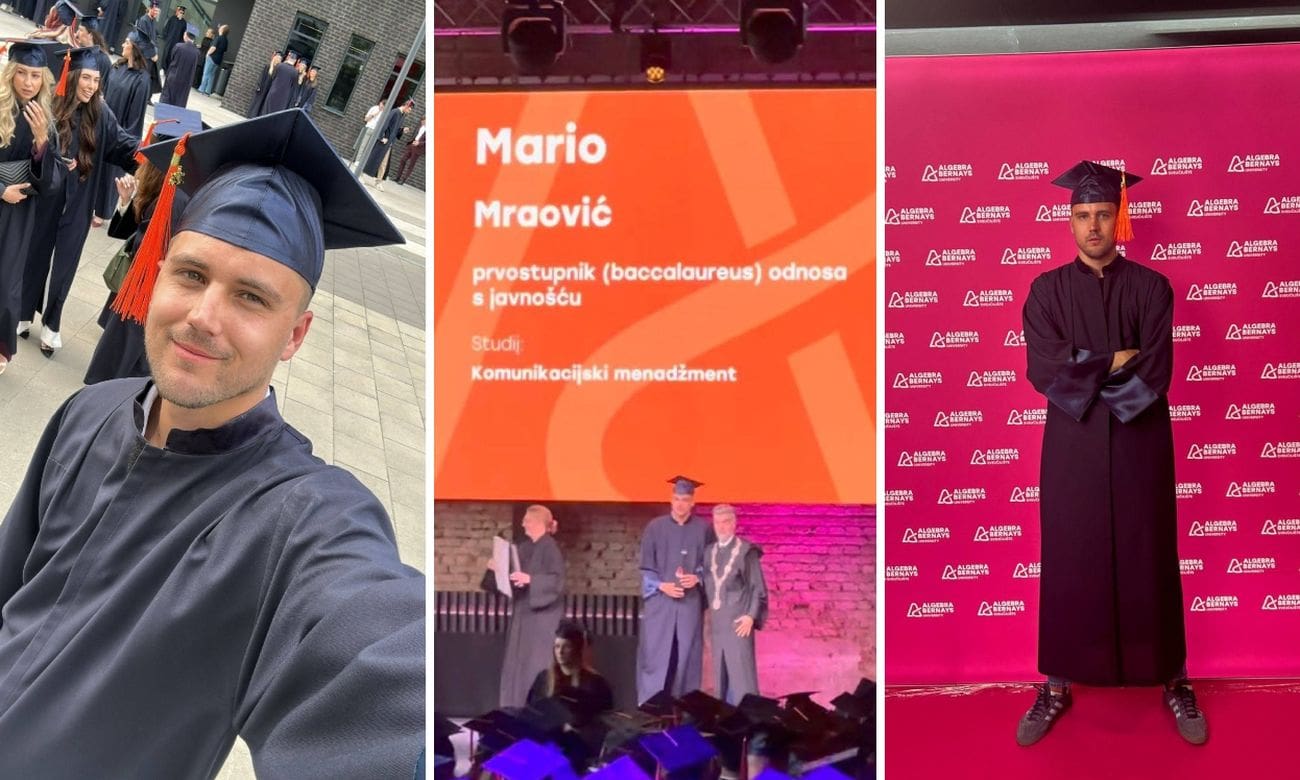 Lijepa priča iz Splita: Bivši korisnik Dječjeg doma Maestral postao prvostupnik odnosa s javnošću – “Ovaj uspjeh dijeli cijela jedna velika obitelj”