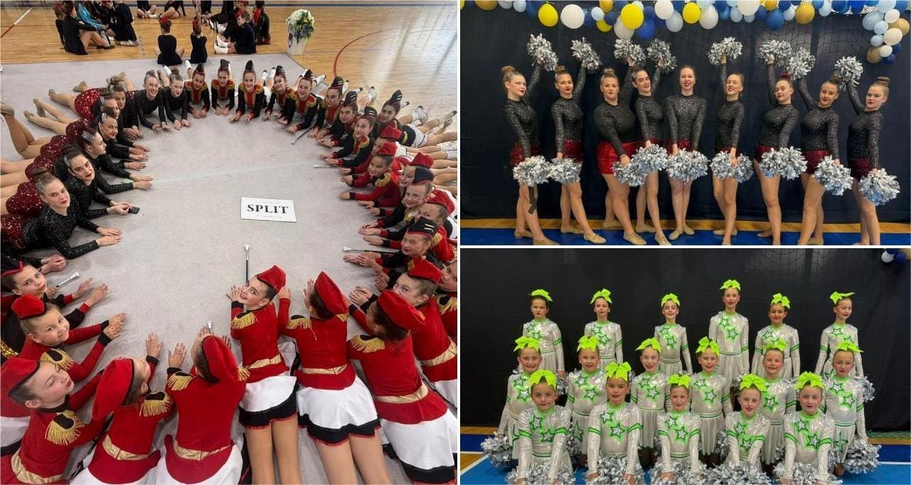 NEZAUSTAVLJIVE MAŽORETKINJE GRADA SPLITA: Iz Crikvenice se vraćaju sa 16 medalja i plasmanom na Svjetsko prvenstvo u Poljskoj