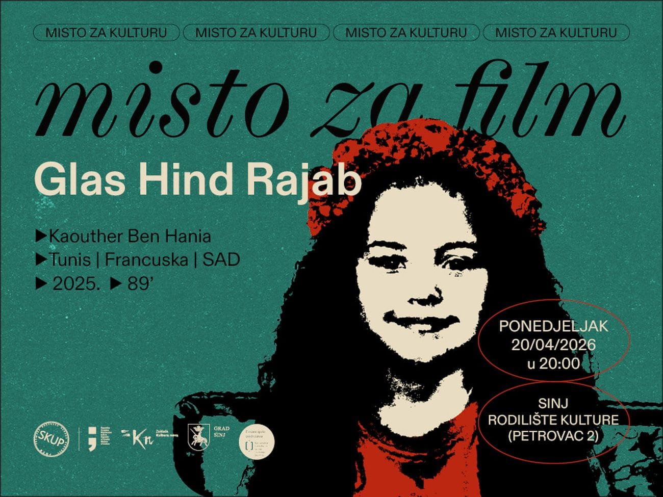 „Glas Hind Rajab“ na „Mistu za film“