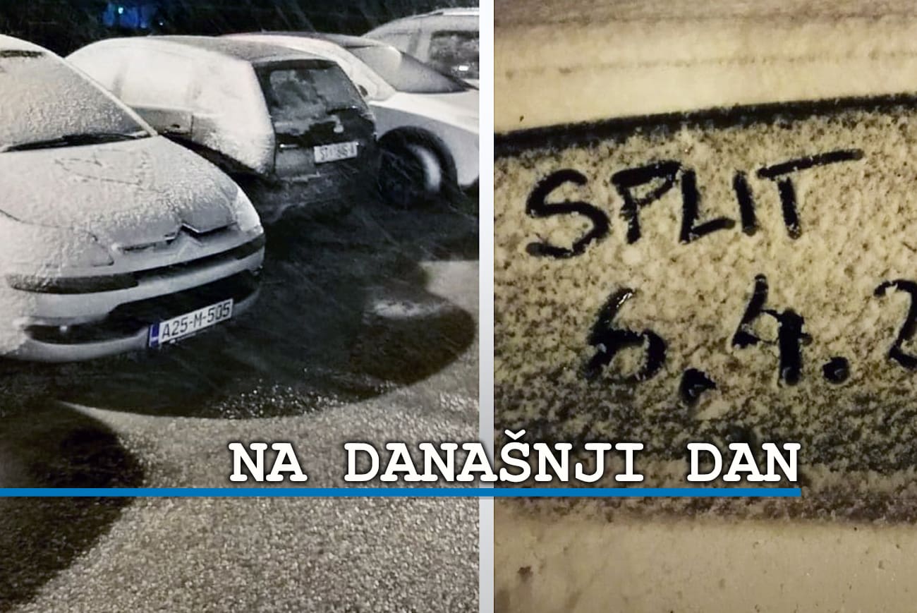 Ovo nisu snimke iz prošle zime, ovo je Split na današnji datum prije pet godina