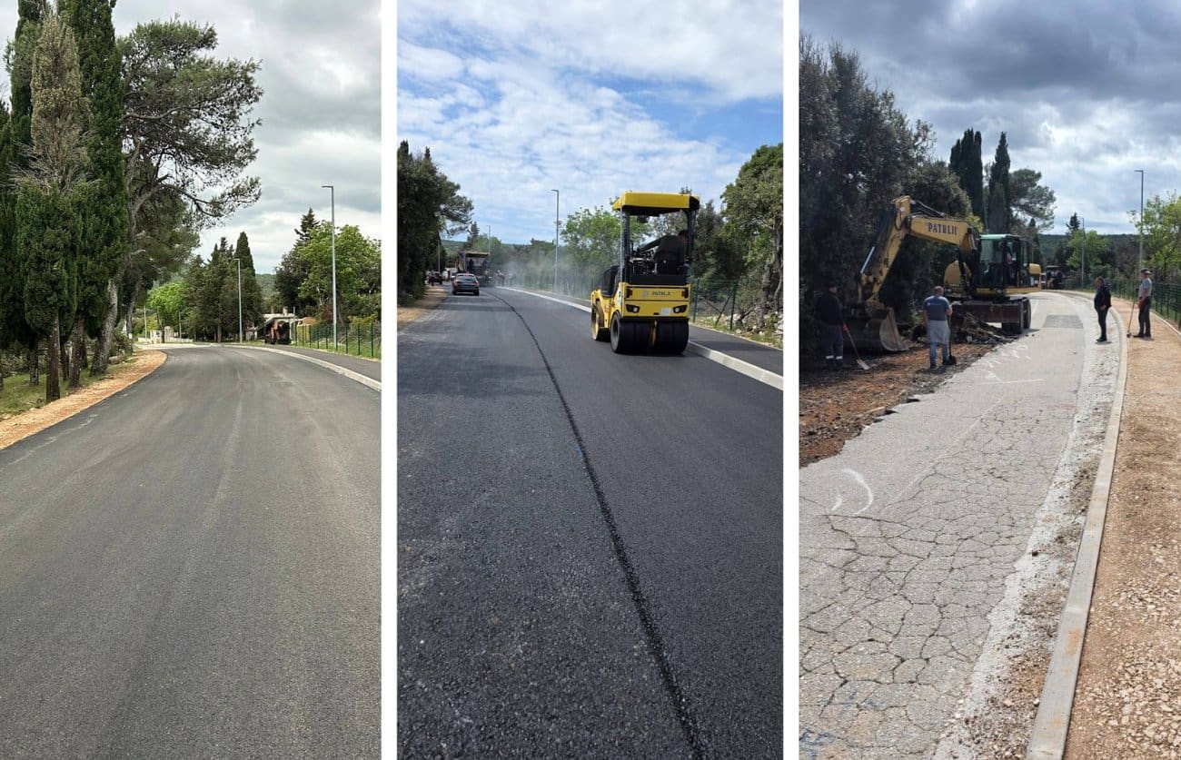 Završeni radovi na prometnici u Pražnicama: Saniran kolnik i dograđen nogostup